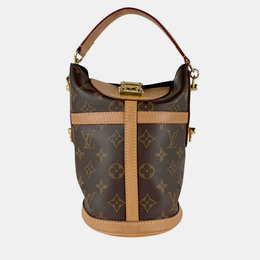 Louis Vuitton: Коричневая сумка 