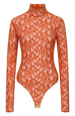 Valentino: Боди с цветочным принтом 