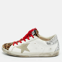 Golden Goose: Белые кроссовки  Superstar