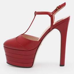 Gucci: Красные сандалии 