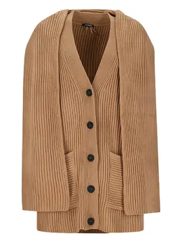 Canessa: Коричневый кардиган 