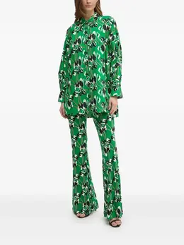 DVF Diane von Furstenberg: Рубашка с растительным принтом 