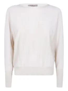 D.Exterior: Белый свитер 