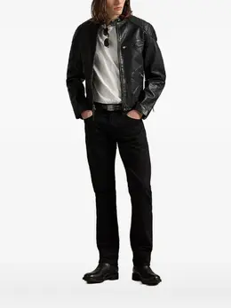 Polo Ralph Lauren: Кожаная куртка 