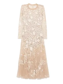 Needle & Thread: Платье с растительным принтом 