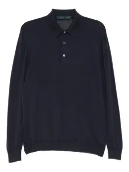 Kiton: Поло с длинным рукавом 