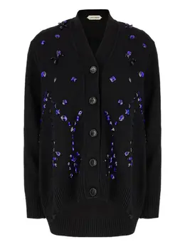 Alberta Ferretti: Кардиган со стразами 