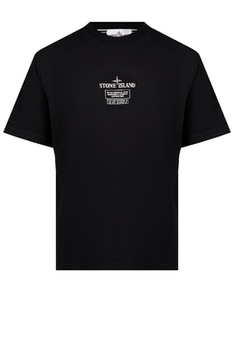 STONE ISLAND: Чёрная футболка 
