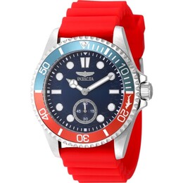 Invicta Pro Diver Quartz Blue Dial Pepsi Bezel Mens Watch 49340