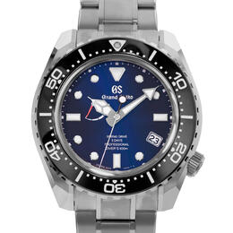 Pre-owned Grand Seiko Sport Collection Automatic Blue Dial Mens Watch slga001