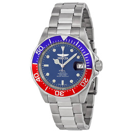 Invicta Pro Diver Automatic Blue Dial Pepsi Bezel Mens Watch 5053