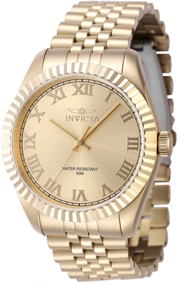 Invicta Specialty Quartz Gold Dial Mens Watch 47406