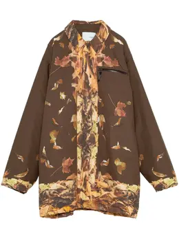 Yoshiokubo: Пальто с принтом 