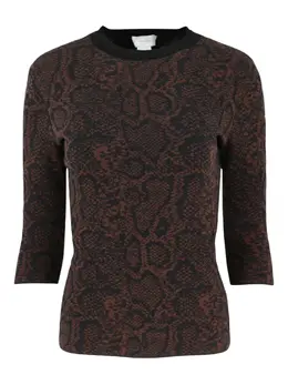 Stella McCartney: Футболка со змеиным принтом 