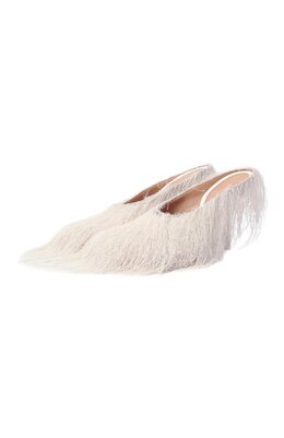 Dries Van Noten: Белые сабо 