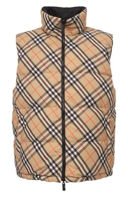 Burberry: Бежевый жилет 