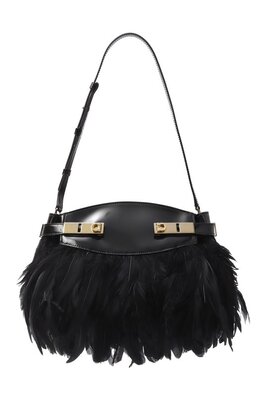 Ferragamo: Чёрная сумка 