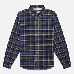 Napapijri: Синяя рубашка 