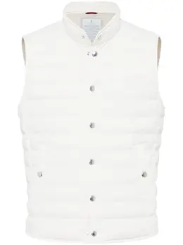 Brunello Cucinelli: Стёганый жилет 