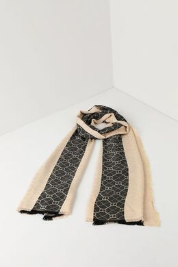 TWINSET: Бежевый шарф 