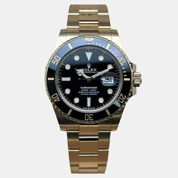 Rolex Submariner 126618LN Automatic Black Dial 18k Yellow Gold Men's Wristwatch 41mm 1249171