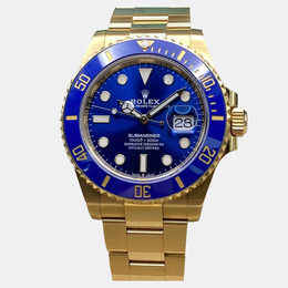 Rolex Submariner 126618LB Automatic Blue Dial Yellow Gold Men's Wristwatch 41mm 1249170