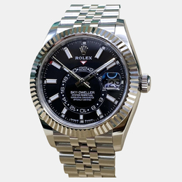 Rolex Sky-Dweller 336934 Automatic Black Dial Stainless Steel Men's Wristwatch 42mm 1249158