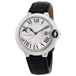 Pre-owned Pre-owned Cartier Ballon de Cartier Automatic Silver Dial Ladies Watch wsbb0020