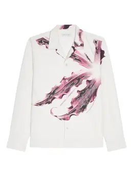 DRIES VAN NOTEN: Рубашка с растительным принтом 