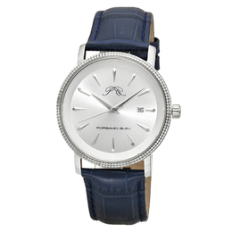 Porsamo Bleu Veritas 2 Quartz Silver Dial Mens Watch 1362bvel