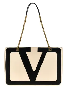 Valentino Garavani-Viva Superstar Tote Bianco/Nero-Donna 51733496299860