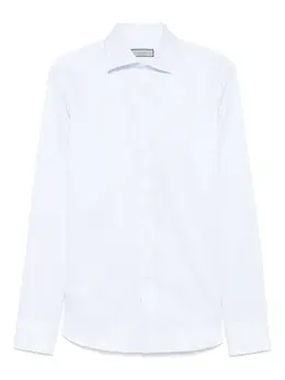 Canali: Рубашка в полоску 