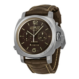 Panerai Luminor 1950 8 Days Chrono Monopulsante GMT Mens Watch pam00311