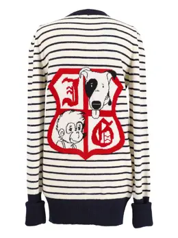 John Galliano Pre-Owned: Кардиган в полоску 