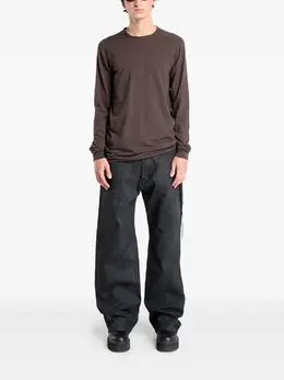 Rick Owens DRKSHDW: Коричневый свитер  Level