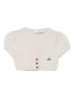 Vivienne Westwood: Кардиган  Orb с рукавами-фонариками