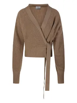 Allude: Коричневый кардиган 