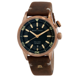 Maurice Lacroix Limited Edition Pontos S Diver Automatic Black Dial Watch PT6248-BRZ01-330-3