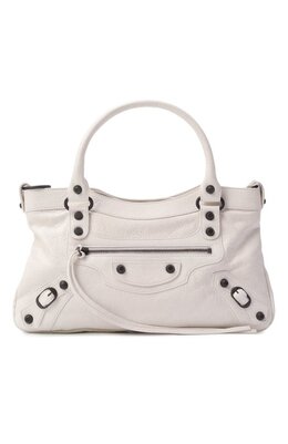 Balenciaga: Белая сумка 