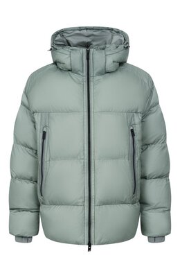 BOSS Orange: Зелёный пуховик 