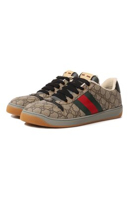 Gucci: Бежевые кеды  Screener