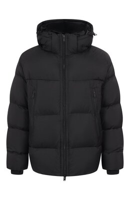 BOSS Orange: Чёрный пуховик 