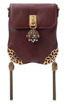 Chloé: Бордовая сумка 