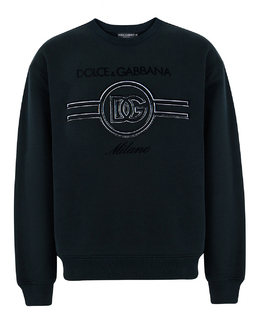 Dolce&Gabbana: Чёрный свитшот 