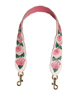 Dolce & Gabbana Strap White Floral Calf Leather Bag Accessory Shoulder smy11330