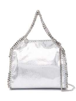 Stella McCartney-Borsa Tote Falabella Con Finitura Metallizzata-Donna 52979432751444