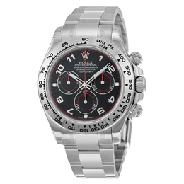 Pre-owned Rolex Cosmograph Daytona Chronograph Black Dial Mens Watch 116509bkao