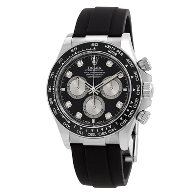 Rolex Daytona Chronograph Automatic Diamond Black Dial Mens Watch 126519LN-0004 (black, arb4555)