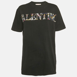 Valentino: Чёрная футболка 