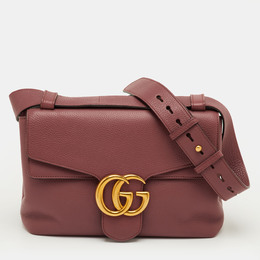 Gucci: Розовая сумка  GG Marmont